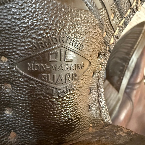 Vintage Heritage Leather Packer Style Vibram Workwear Western Boots Men 12 B - Picture 8 of 16